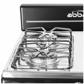 Estufa De Piso Abba Con Horno 4 Puestos Gas Natural AT1013 Negro